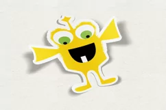 Out Of This World Alien Space Sticker svg file | png file | Product Image 6