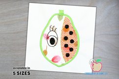 Papaya With An Eye Applique Pattern Product Image 1