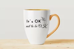 Mental Health Svg, Depression Svg, Its OK not be OK Png Product Image 2