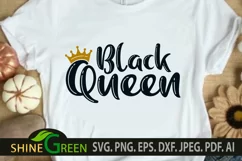 Black Queen SVG - Black Women SVG, Black Girl SVG Product Image 2