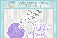 Your Wings Were Ready But My Heart Was Not with Dahlia SVG Product Image 4
