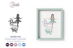 Tanzen SVG | Das Leben ist besser SVG Product Image 1
