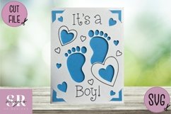 It’s a boy card insert design| Paper cutting | Cricut Joy s Product Image 3
