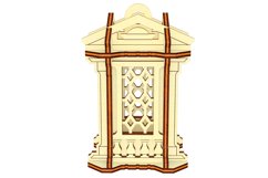 Shadow light Ornaments - laser cut file, SVG DXF plans Product Image 5