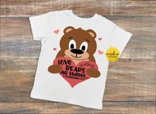 Love Bears All Things | Valentine's Day SVG DXF PNG Product Image 2