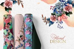 Bouquets Vintage flower Watercolor png Product Image 4