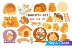 Hamster Clipart Set Product Image 1