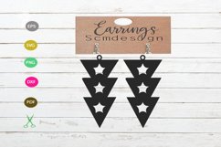 Earrings SVG,earrings template earrings cut file, earrings Product Image 1