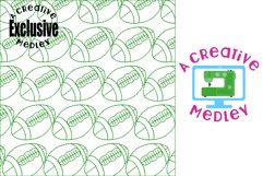 Football quilting design Product Image 1
