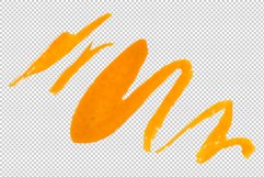 Orange-red Fuchsia watercolor png Product Image 6