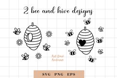 Beehive svg, bee svg, bee kind svg, bee hive svg Product Image 1