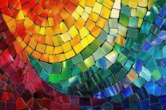 Stained Glass Broken Tiles Background Product Image 1