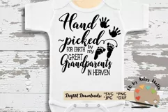 Hand Picked for Earth SVG In Memory of Great Grandparents Product Image 1