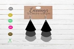 Earrings SVG,earrings template earrings cut file, earrings Product Image 1