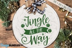 Jingle All The Way SVG | Christmas SVG | Jingle Bells SVG Product Image 1