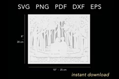 Grandma svg Shadow Box 3D | Grandmother svg Layered Lightbox Product Image 4