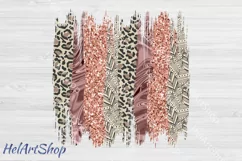 Nude Brush strokes png, Sublimation png , Leopard print, Product Image 1
