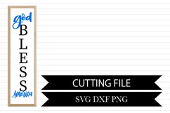 God Bless America - Front Porch Sign Product Image 1