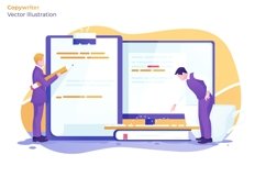 Copywriter - Vector Illustration Product Image 1