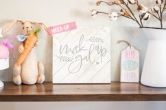 Easter Sign Mock Up - White Sign - Spring Mockup - Farmhouse Product Image 1