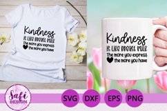 Kindness Cut File Bundle- SVG DXF EPS PNG Product Image 7