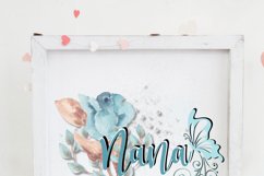 Nana PNG Design, Floral Sublimation Product Image 8