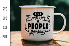 Do I Look Like a People Person? - Sarcastic Adult Design Product Image 3