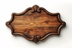 Vintage Wooden Nameplate Signboard Product Image 1
