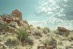 Serene desert landscape at sunset Product Image 1