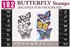 Procreate Stamps, Butterfly Brushes Procreate Product Image 1