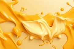 Abstract orange liquid splash background Product Image 1