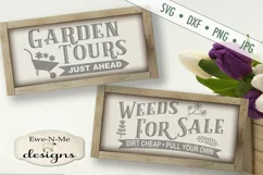 Garden Tours Weeds For Sale SVG DXF Files Product Image 1