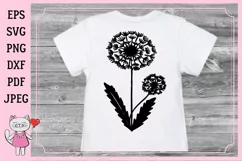Dandelion Flower svg, Dandelion SVG cutting files Product Image 1