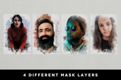 Watercolor Portrait - Creative Photoshop Template Product Image 3