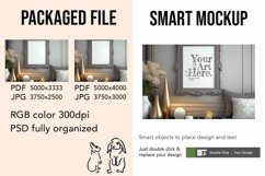 Wooden Frame Smart Mockup PSD &amp; JPG Template Graphic Product Image 2