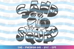 Summer svg Beach svg Sand Squad svg fun design Product Image 2