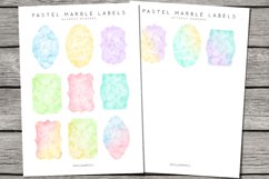 Pastel Marble Labels With And Without Borders Product Image 3