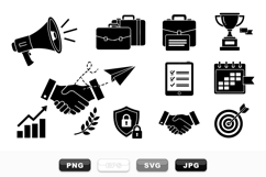 Professional Business Icon Vector Bundle Set Product Image 1