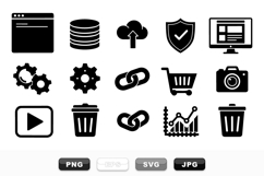 Minimalist Business Icon Set for UI Designs Product Image 1