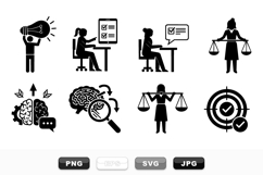 Business Strategy Icon Set For Office Presentations Product Image 1