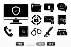 Cyber Security Icon Pack for Digital Protection Product Image 1