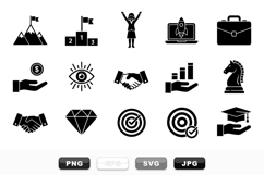 Business Success Icon Pack for Marketing Projects Product Image 1