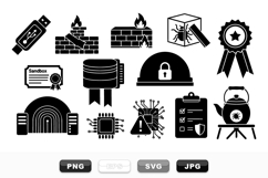 Cyber Security Icons Bundle for Tech Projects Product Image 1