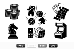 Classic Board And Arcade Game Icon Vector Set Product Image 1