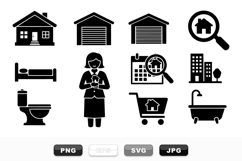 Real Estate Vector Icon Set for Marketing Product Image 1
