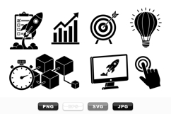 Business Startup Icon Set for Digital Projects Product Image 1
