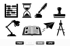 Vintage Office Tools Clipart Bundle for Designers Product Image 1