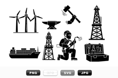 Industrial Engineering Tools And Energy Vector Bundle Product Image 1