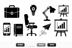 Office Essentials Vector Icon Set for Business Use Product Image 1
