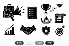 Business Strategy and Success Icon Pack Product Image 1